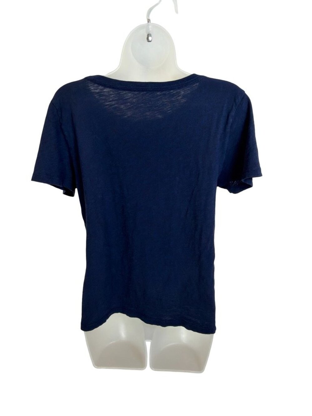 J.Crew Navy Blue Graphic "Love Birds" Short Sleeve Tee with Embroidery Medium - Picture 3 of 9